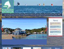 Tablet Screenshot of plimmertonboatingclub.org.nz